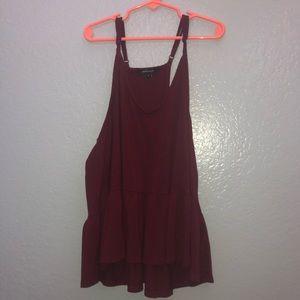 Ambiance Maroon Tank Top
